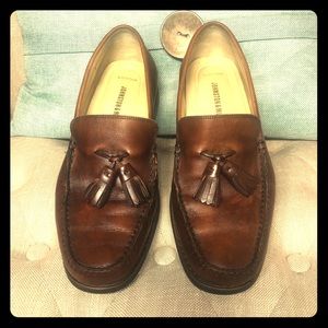 JOHNSTON & MURPHY Brown Dress Loafers